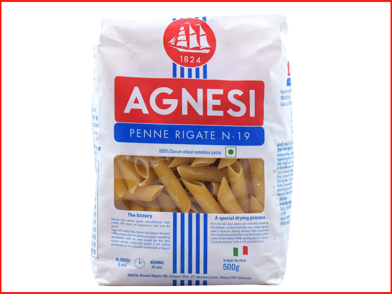 Agnesi Penne Rigate Pasta 500gm